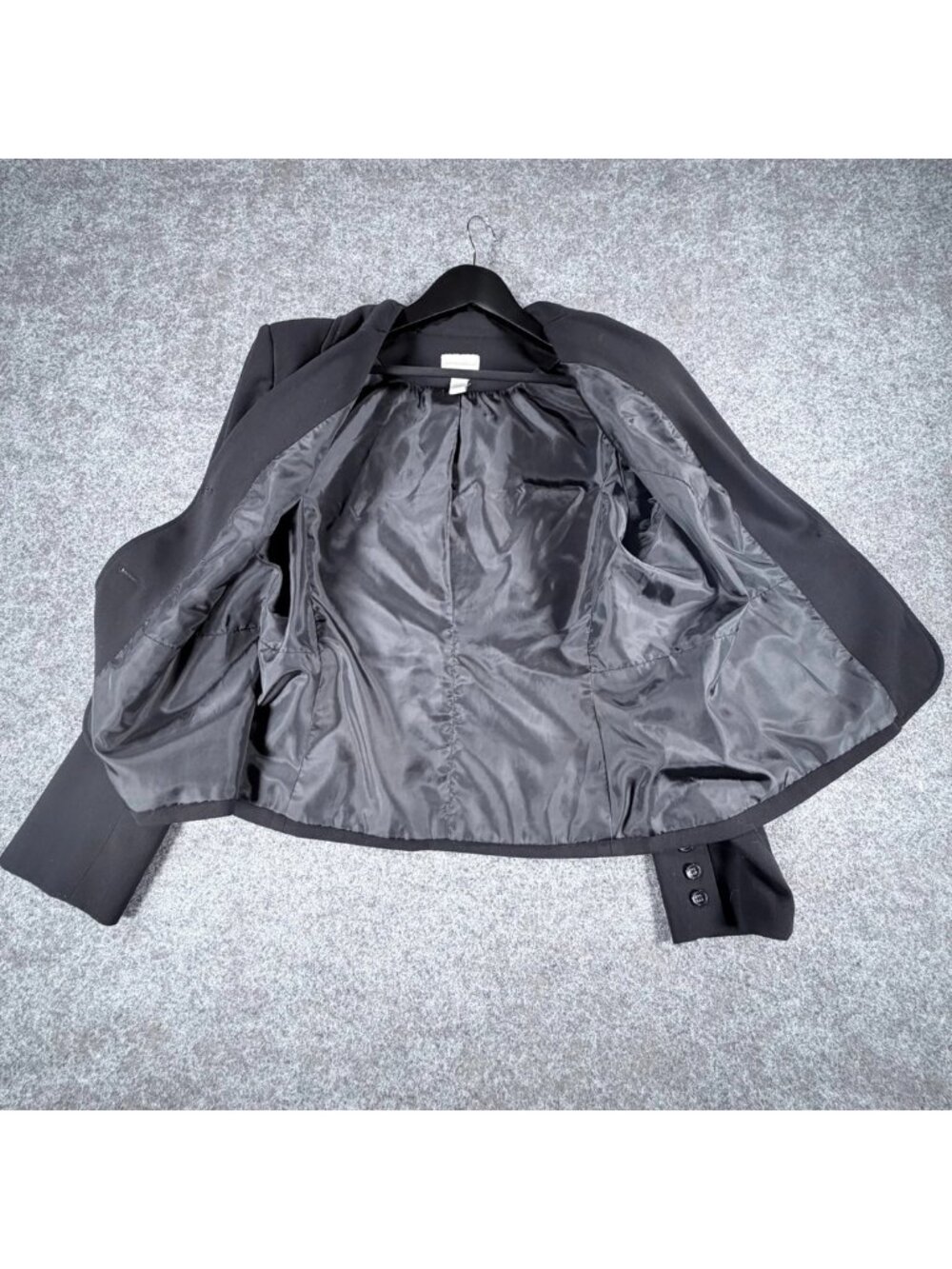 Charter Club Jacket Blazer Womens 16 Gray Notch Single Breasted Business Office - Picture 6 of 16